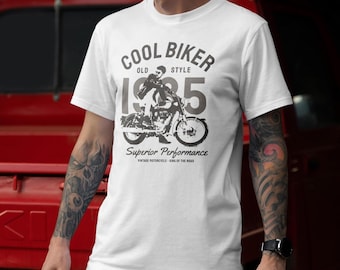 Vintage Motorcycle Tee, Gift for Riders, Father's Day Gift, Motorcycle Lover Shirt
