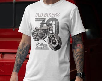 Vintage Motorcycle Club Tee, Vintage Biker T-Shirt