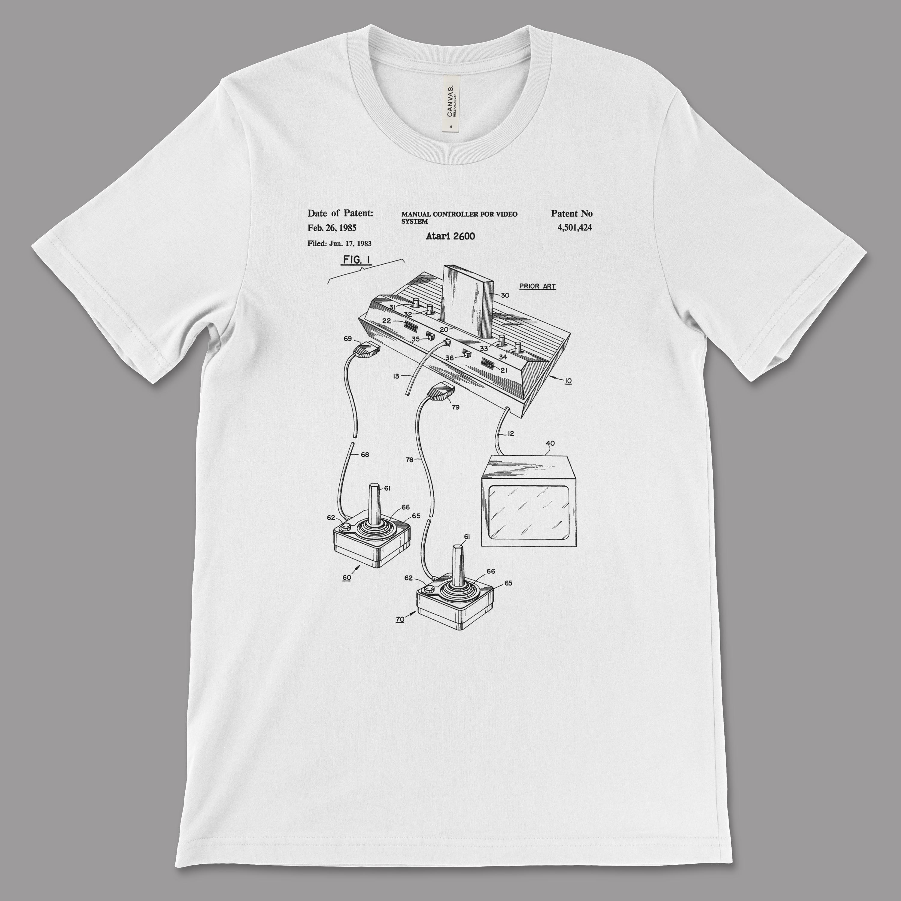 T-shirt Rétro "I'D RATHER BE PLAYING ATARI" - Taille 2XL Bleu - Coton - Occasion Bon état
