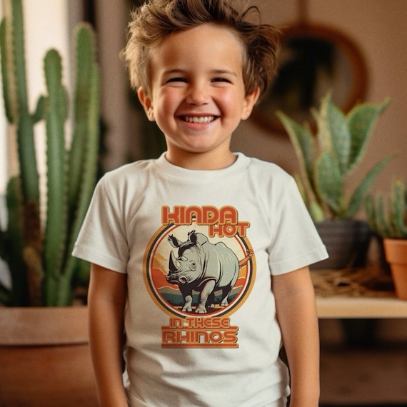 Kinda Hot In These Rhinos Vintage Funny T-Shirt Kinda Hot In These Rhinos Vintage Funny T-Shirt