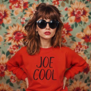 Vintage 70s Snoopy Sweatshirt, Joe Cool Pullover, Peanuts Nostalgia