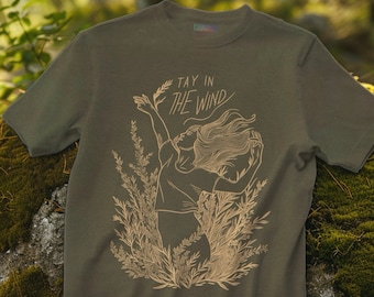 Tay in the Wind T-Shirt: Nell Movie Graphic Tee