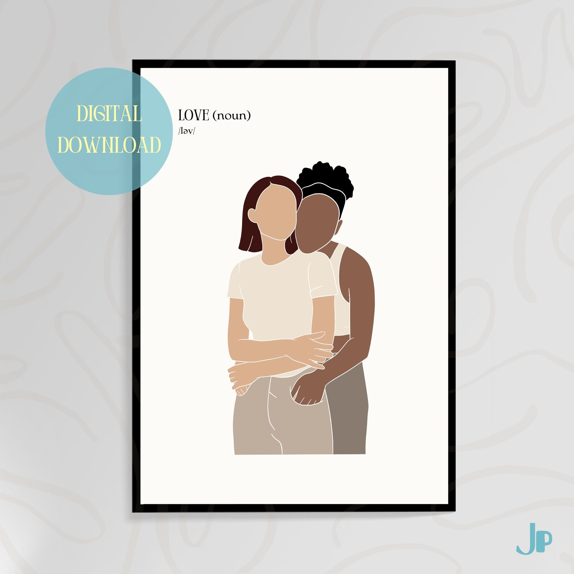 line art set of romantic couple hugging illustration vector hand