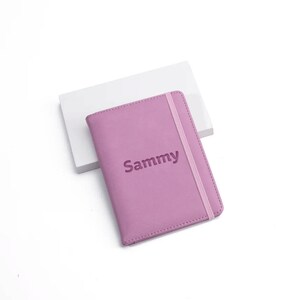 Passport cover, Personalized leather passport holder, Personalized wallet passport for men and women, Monogram passport