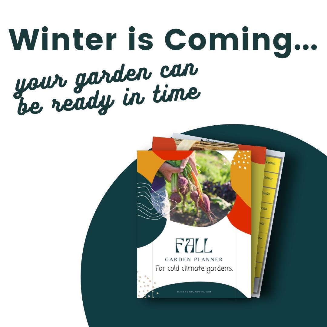 Fall & Winter Gardening Guide for Zones 2–4 | Digital Download for Cold ...
