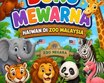 Libro da colorare per bambini [Buku Mewarna Kanak-Kanak]