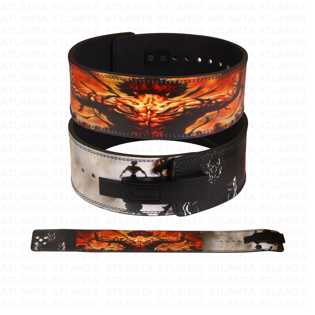Baki Anime Powerlifting Lever Lifting Belt Anime Gym Belt Etsy