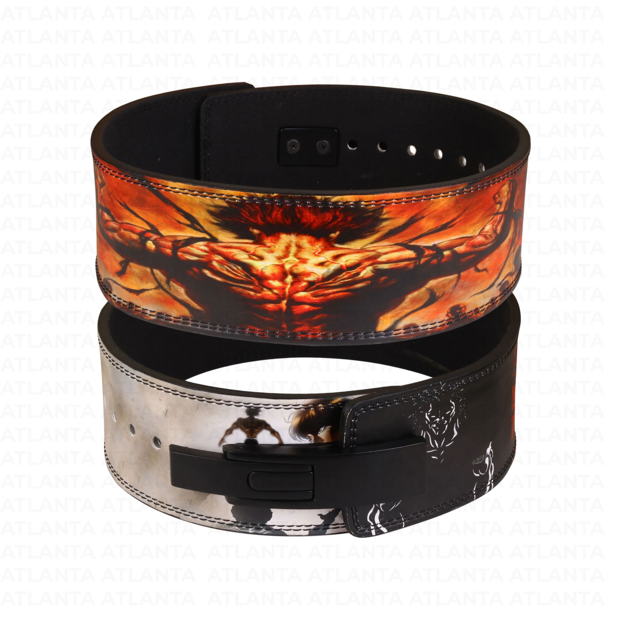 Baki Anime Powerlifting Lever Lifting Belt Anime Gym Belt Etsy