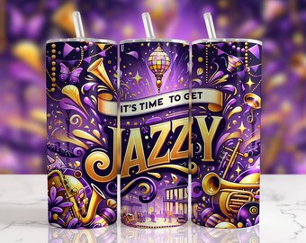 Mardi Gras Png, 20oz Tumbler Wrap, Sublimation Tumbler Designs