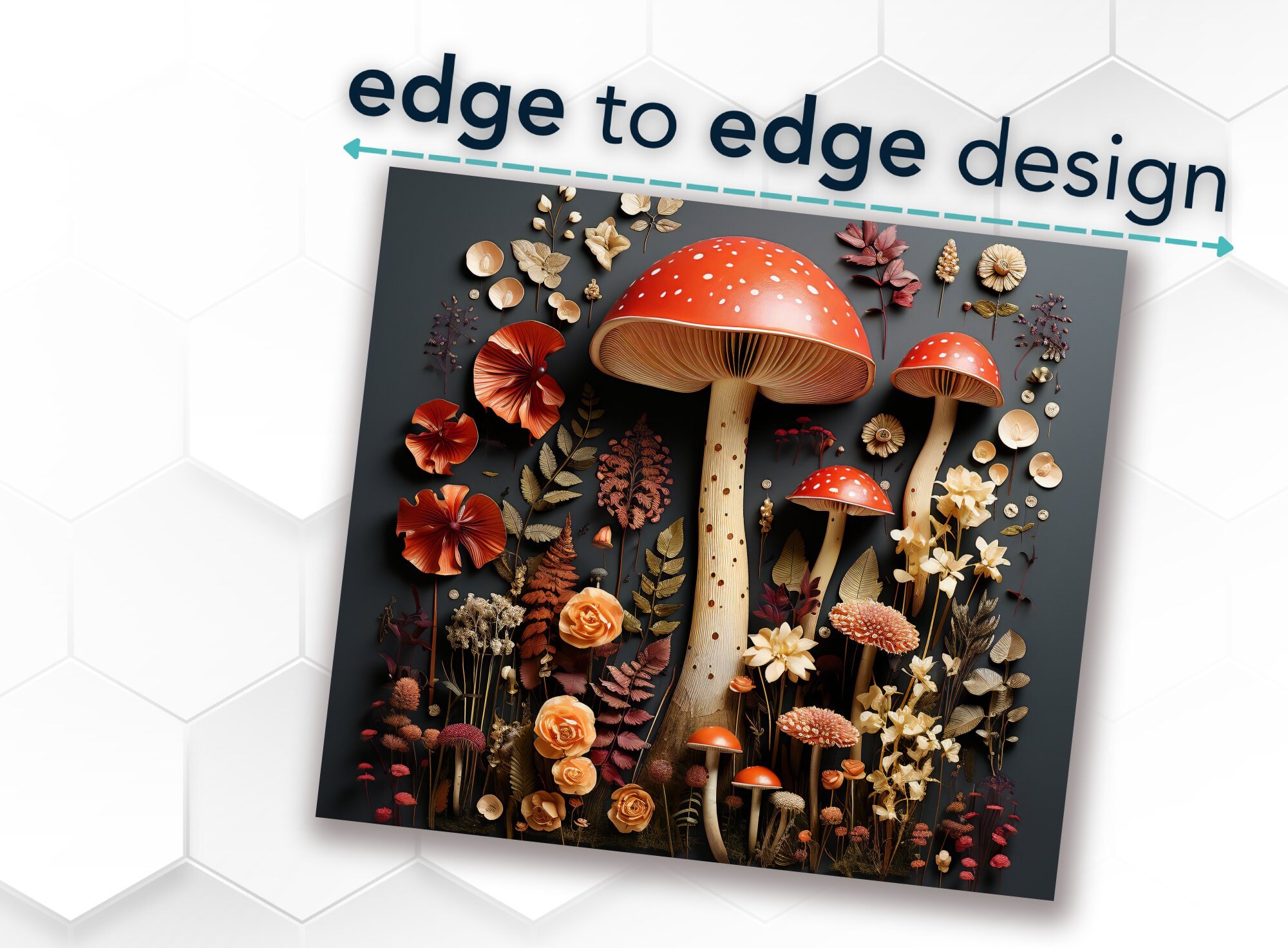 Mushroom Png, Tumbler Sublimation Designs, 20 Oz Skinny Wrap ...