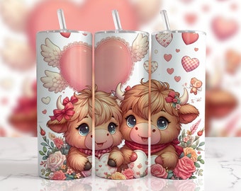 Valentine tumbler wrap, Tumbler Sublimation Designs 20 oz Skinny Wrap Digital Download File