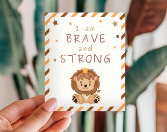 Affirmation Cards, Printable Cards, flashcards, Gift for kids,