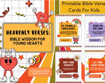 Kids Prayer Cards: Bible Verse Flashcards (Printable)