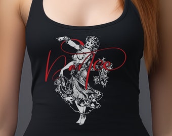 American Tribal Style Belly Dance Women's Ideal Racerback Tank, Belly Dance Top, ATS Top, Belly Dancer Gift, Friend Gift