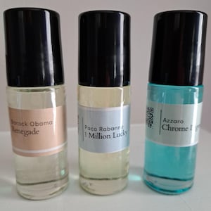 Men's Designer Fragrance inspired Roll-on Body Oils