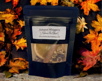 Autumn Whispers Simmer Pot Blend | Magickal | Citrus | Earthy | Handcrafted | Witchy | Cottagecore | Comfort | Empowerment | Apothecary