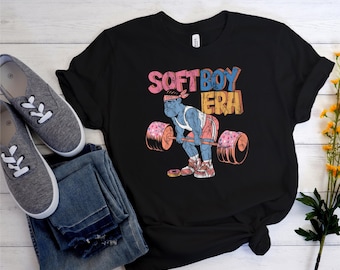 Soft Boy Era Workout T-Shirt, Funny Lifting Gift