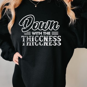 Workout Sweatshirt, Unten mit der Dicke Unisex Heavy Blend ™, Fitness Shirt, lustiges Gym Shirt, Trainer Geschenk, Hebe Shirt, Workout Tee