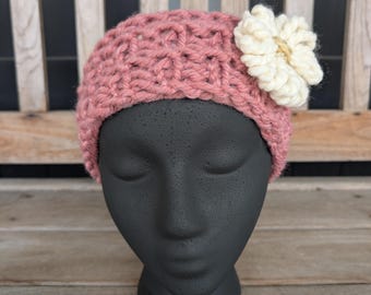 Child Hand Knit Headband | Add Knit Flower for FREE!