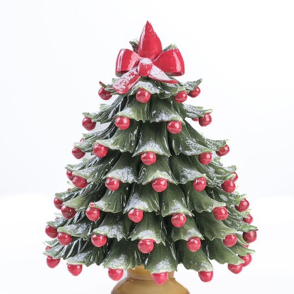 Weihnachtsbaum aus Keramik / Weihnachtsdekoration / tolles Weihnachtsgeschenk / Geschenkidee für Sie