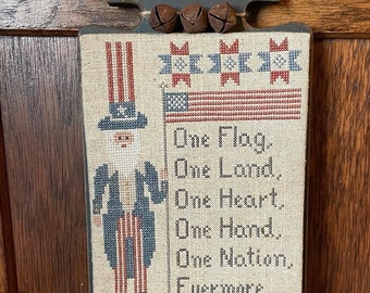 One Flag PDF/Download Cross Stitch Pattern by Asbery's Echoes Stitches