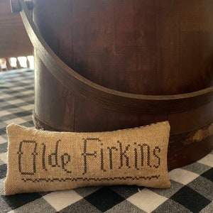 Olde Firkins Pinkeep PDF/Download Cross Stitch Pattern by Asbery&#39;s Echoes Stitches