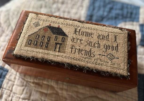 Home and I --- Pattern --- Primitive -- - Cross Stitch --- PAPER --- Mailed --- Asbery's Echoes Stitches
