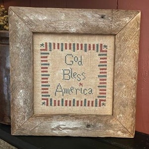 God Bless America PDF/Download Cross Stitch Pattern by Asbery&#39;s Echoes