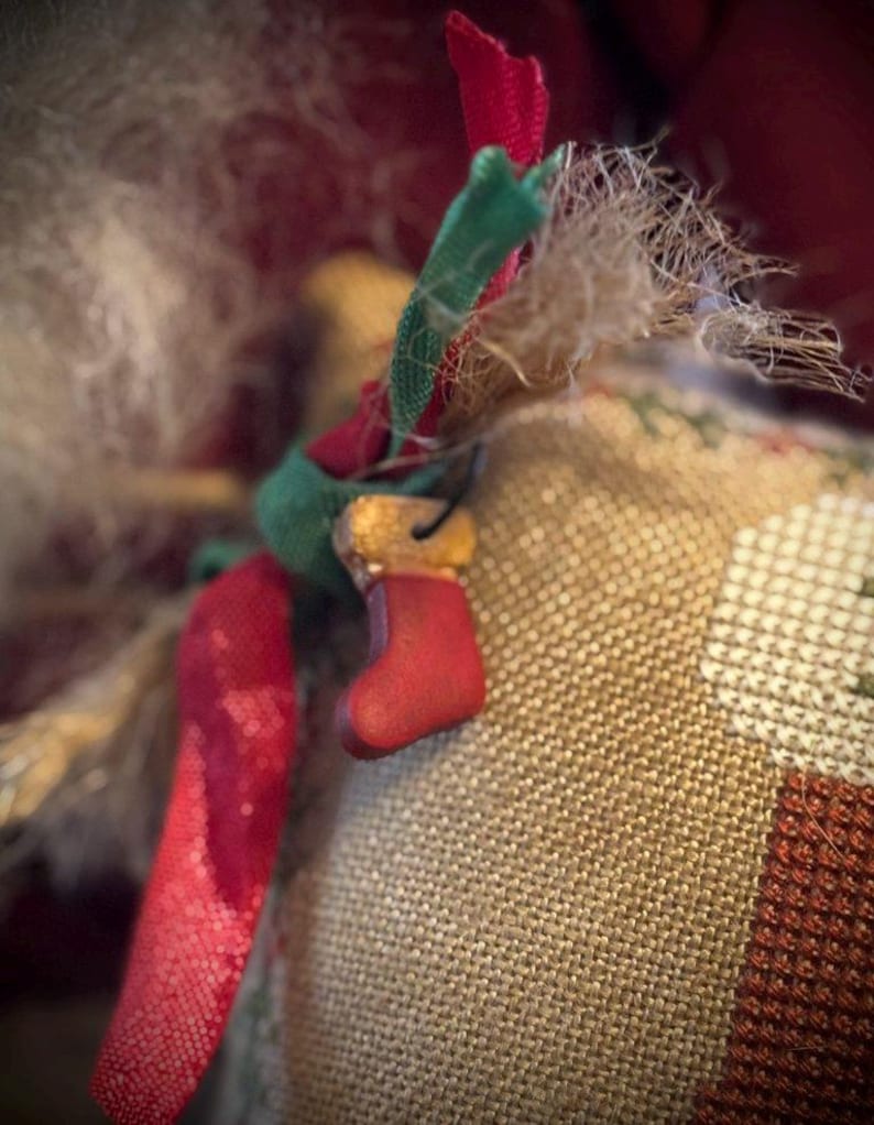 Christmas Stocking Pin Keep Pattern - Primitive - Pdf/download - Asbery ...