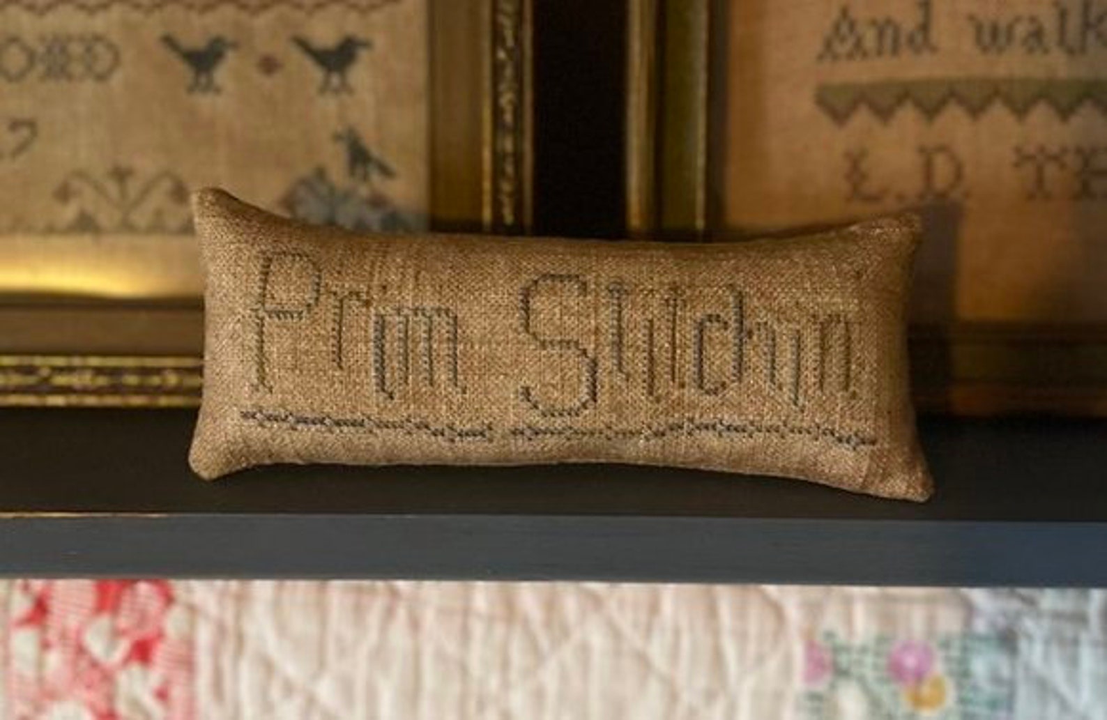 Primitive Stitchin' Pin Keep Pdf/download Cross Stitch Pattern by ...