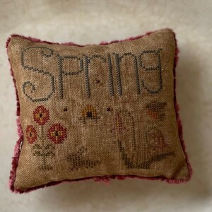 Spring *** PDF *** Download *** Cross Stitch *** Pattern *** Primitive ...