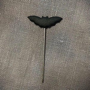 Bat Stick Pin ~ Counting Pin ~ Needlework Accessory ~  ~ Polymer Clay ~ Marking Pin ~ Handmade ~ Stitch Counter