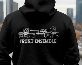 Marching Band Pit Hoodie - Front Ensemble - Percussion - Marching Band - Music Instrument hoodie