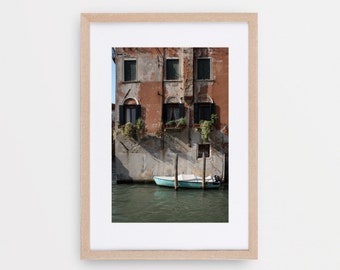 Venedig Italien Kanal Fotografie, italienisches Reiseposter, Europa zum ausdrucken, Venedig Stadtbild (digitaler Download) - Traverse