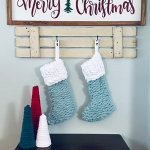 Handmade Chenille Stockings