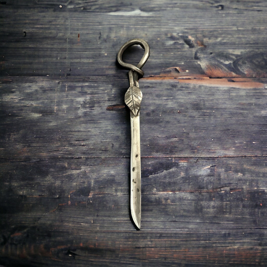 Custom Letter Opener Blacksmith Knife, Letter Knife, Hand