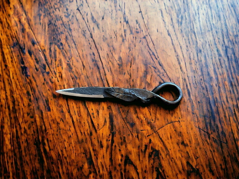 Custom Letter Opener Blacksmith Knife, Letter Knife, Hand