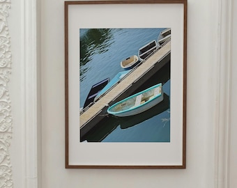 Boat Photography Posters, Nautical Wall Art, Coastal Wall Decor, Beach House Art, Gift for Boat Lovers
