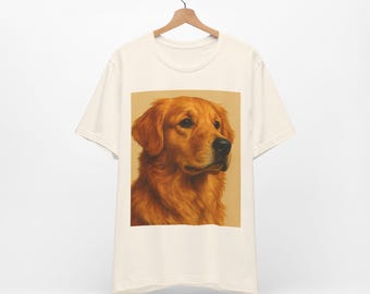 Camiseta de Golden Retriever, regalo para amantes de los perros, camiseta de Golden Retriever, ropa para mamá y papá de perro, linda camiseta de Golden Retriever