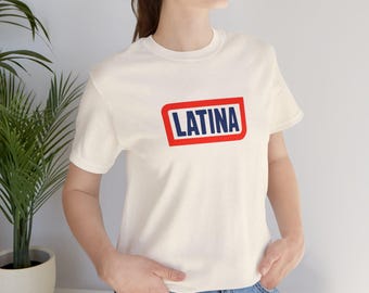 Koszulka Latina, koszulka Latina Pride dla kobiet, koszulka z grafiką w języku hiszpańskim, odzież latynoska dla kobiet, dwujęzyczny prezent dla niej, koszulka z latynoskim dziedzictwem