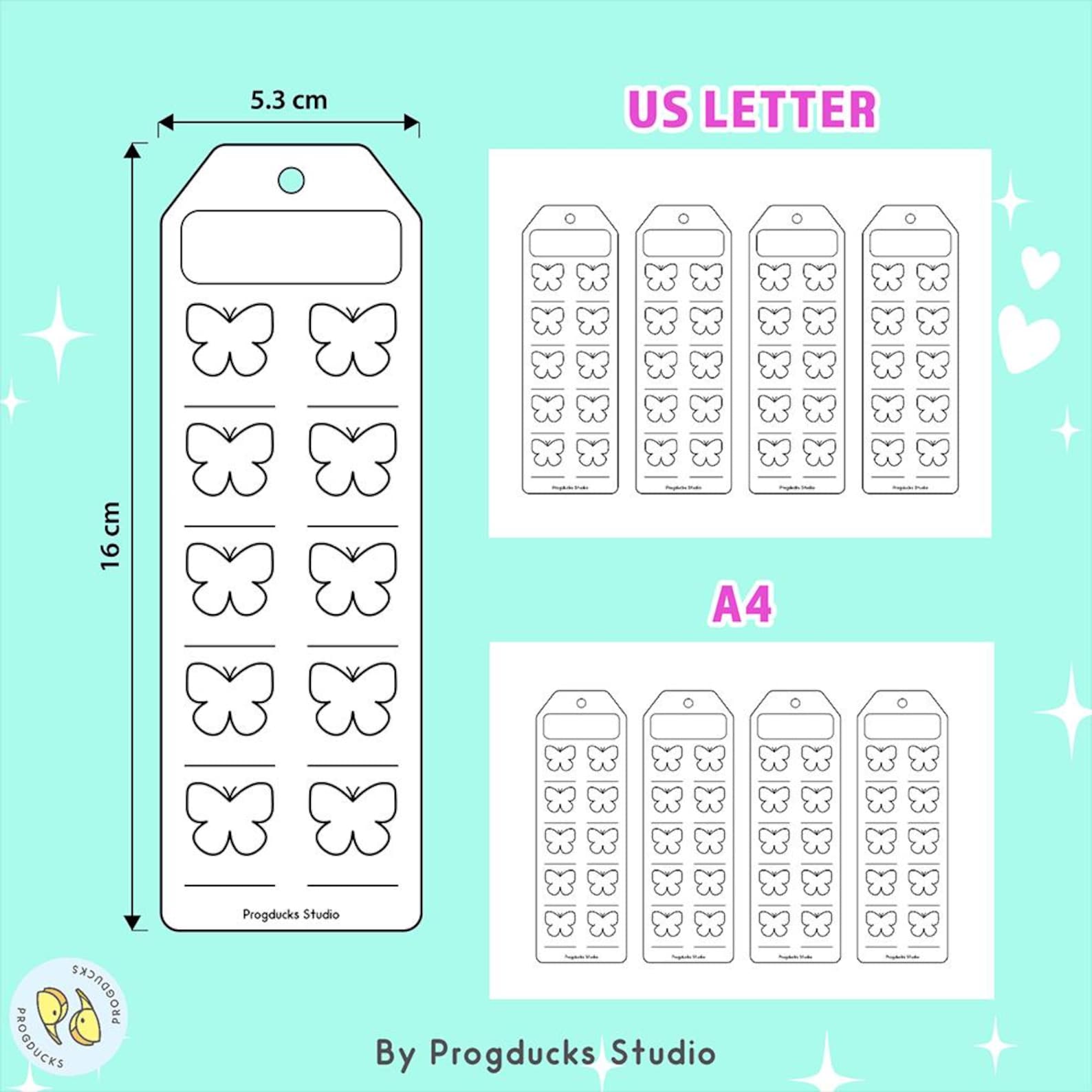 Kawaii Shapes Blank Color Chart Swatch Template | Cozy Nature Printable ...