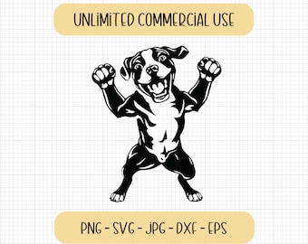 Pit Bull SVG, Pit Bull PNG, Happy Pit Bull Puppy Digital Download, svg files for Cricut, pitty dog mom svg, dog face svg, pit bull dxf