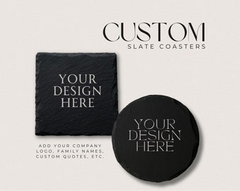 CUSTOM COASTERS | Send in your design or let me create one for you! | Personalized Gift | Company Gifts