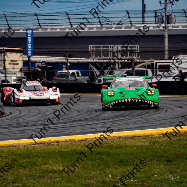 Double porsche at daytona *rare shot*