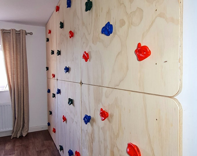 Large Indoor Kids Climbing Wall - UK Designed and made