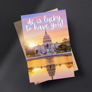 Washington, DC Farewell Card