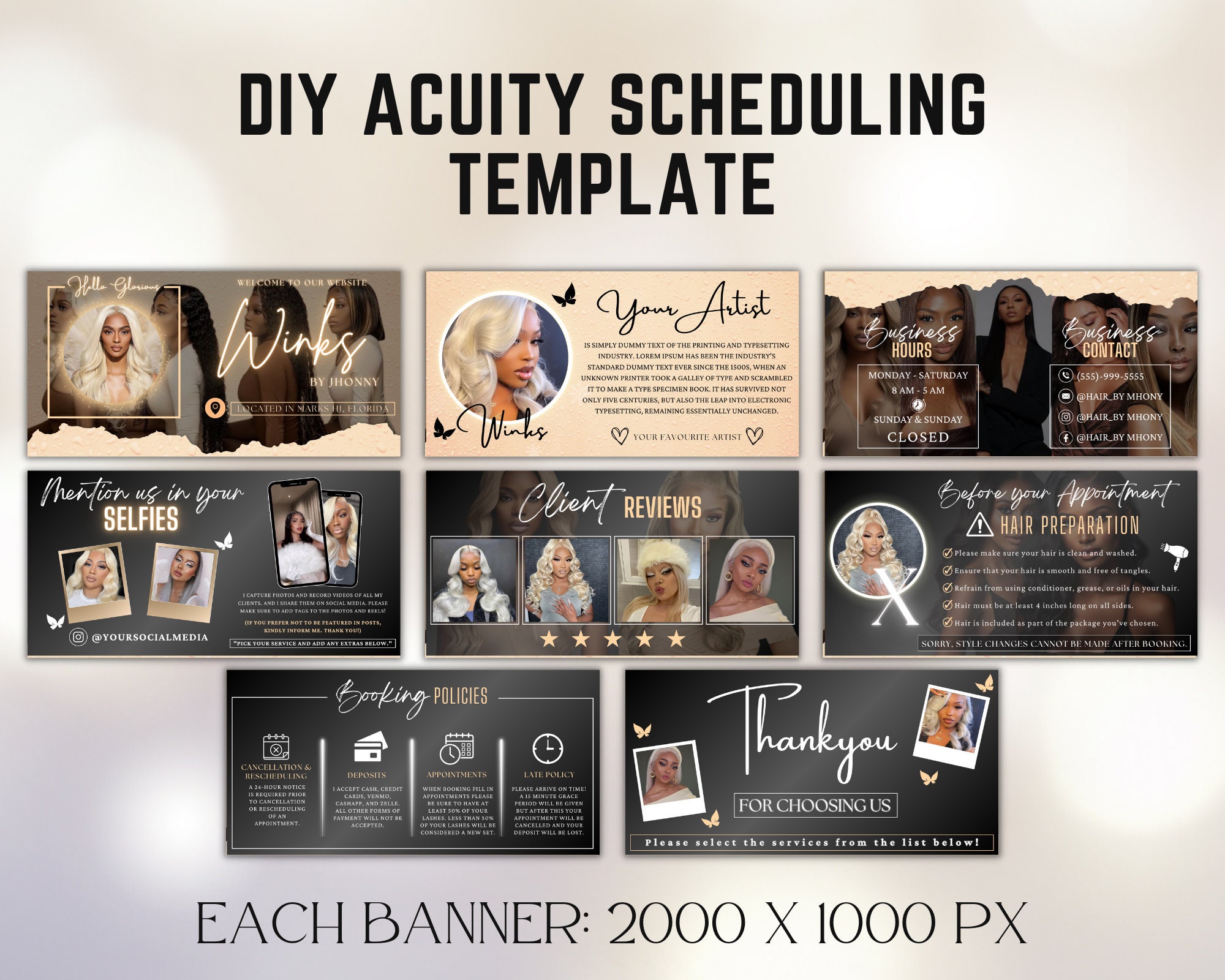 09 Acuity Site, Acuity Scheduling Template Hairstylist, Booking Site ...