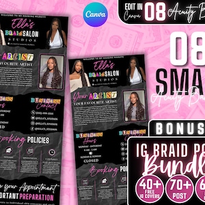 Acuity Scheduling Template Braid Website | Hair Braider Acuity Website, Braid Booking Acuity, Braid Scheduling Website, Hair Lash Nail Braid