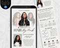 Acuity Scheduling Template Hair Lash Nail Makeup Website Banners