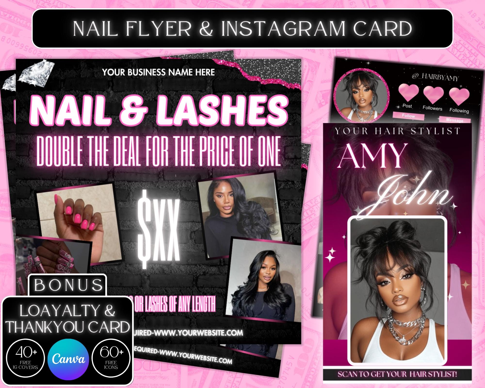 Nail Flyer DIY Nail Tech Flyer Nail Special Deal Flyer Nail Flyer Bookings Nail Tech Booking Flyer Nail Book Now DIY Nail Deal Booking Flyer